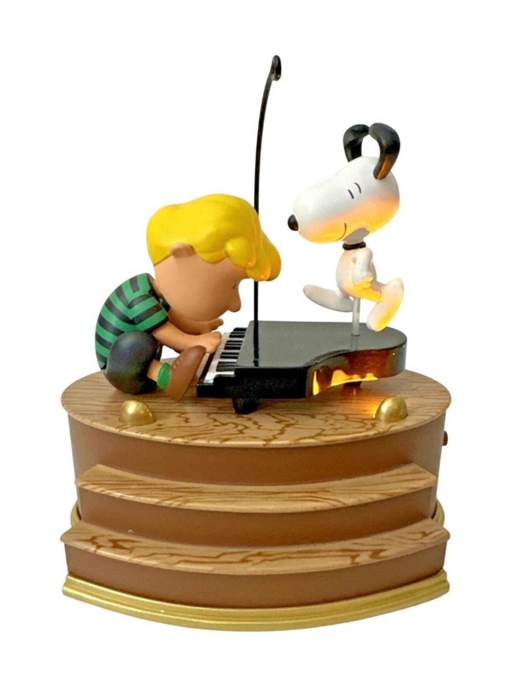 2004 Peanuts Love to Dance Snoopy Hallmark Keepsake Piano